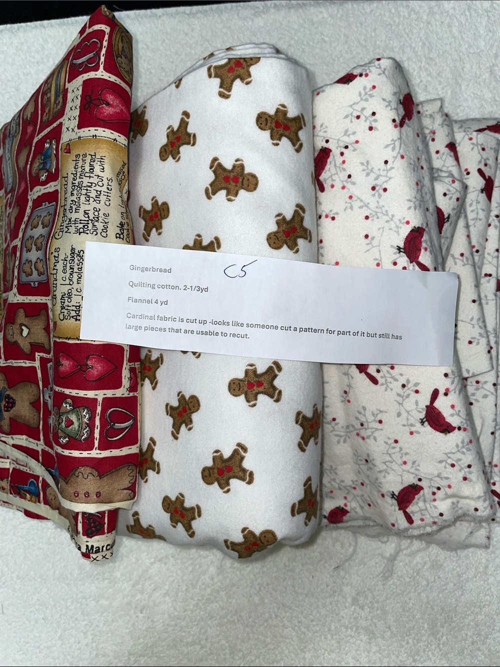 4-5 LB MIXED FABRIC BUNDLE • USABLE PIECES • CRAFT & SEWING C5